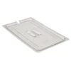 Cambro Camwear 10CWCHN135 Transparent, Polycarbonate, Couvercle à Poignée Avec Encoche Pour Cuillère (Pleine Grandeur) -Magasin D'Articles De Cuisine 10CWCHN135 A1L0 0321 s01 Z