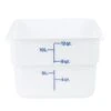 Boîte De Rangement, Cambro 12SFSP148 12 Qt. Blanche -Magasin D'Articles De Cuisine 12sfsp148 Z