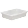 Boîte De Rangement, Cambro 18266P148 18 X 26 X 6 Po., Blanche -Magasin D'Articles De Cuisine 18266p148 Z