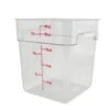 Boîte De Rangement, Cambro 18SFSCW135 18 Qt. Claire -Magasin D'Articles De Cuisine 18SFSCW135 Z
