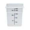 Boîte De Rangement, Cambro 18SFSP148 18 Qt. Blanche -Magasin D'Articles De Cuisine 18sfsp148 Z