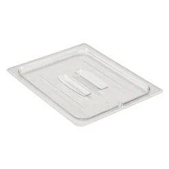 Cambro Camwear 20CWCH135 Transparent, Polycarbonate, Couvercle Plat (Demi Grandeur)