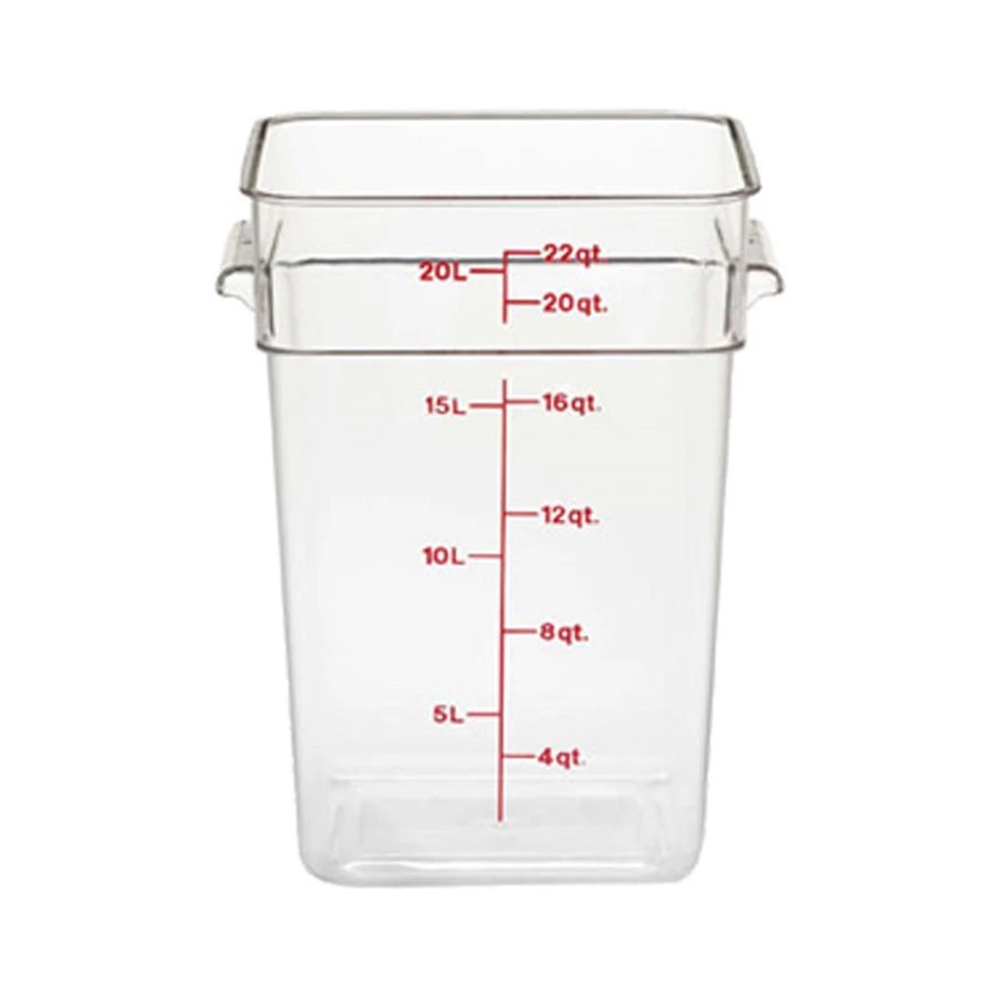 Boîte De Rangement, Cambro 22SFSCW135 22 Qt. Claire 3 Boîte De Rangement, Cambro 22SFSCW135 22 Qt. Claire