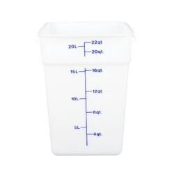 Boîte De Rangement, Cambro 22SFSP148 22 Qt. Blanche