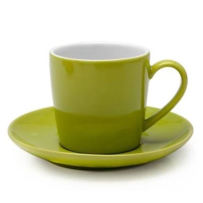 Ensemble De Cappuccino En Grès, BIA Cordon Bleu, Vert 3 Ensemble De Cappuccino En Grès, BIA Cordon Bleu, Vert