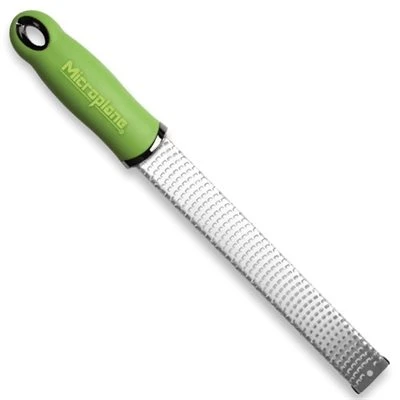 Couteau A Zester/Râpe, 30 CM, Manche Vert, "Microplane Premium" 3 Couteau A Zester/Râpe, 30 CM, Manche Vert, "Microplane Premium"