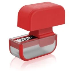 Microplane Râpe/Hachoir A Ail, Rouge, Lame En Acier Inoxydable