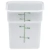 Boîte De Rangement, Cambro 4SFSP148 4 Qt. Blanche -Magasin D'Articles De Cuisine 4sfsp148 B