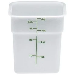 Boîte De Rangement, Cambro 4SFSP148 4 Qt. Blanche