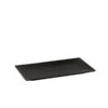 Assiette Rectangulaire 9po. × 5.5po. ( 23 × 14 Cm) , Forme Azia, Noir -Magasin D'Articles De Cuisine 50413BK