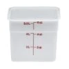Boîte De Rangement, Cambro 6SFSP148 6 Qt. Blanche -Magasin D'Articles De Cuisine 6sfsp148 B