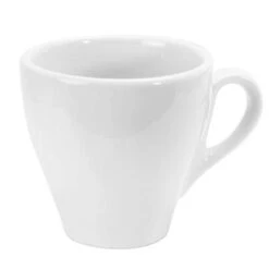 Tasse De Cappuccino, Ensemble De 6 Pièces, Blanc, 7.5 Oz