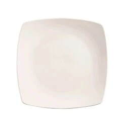 Assiette Carrée, 10.25 Po, "Porcelana"