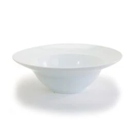 Bol A Pates, Bord Large, Porcelaine, Blanc, 9 Po, 21 Oz