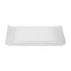 Assiette Rectangulaire, Bord Plié, 14 X 6.75 Po -Magasin D'Articles De Cuisine BCMX0435 B