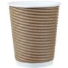 TASSES À CAFÉ ISOLÉES ET ONDULÉES 295ML - 100/PQ -Magasin D'Articles De Cuisine BPPR1005 B