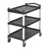Chariot Utilitaire, 3 Étagères, 101 X 54 X 95.25 CM, Noir -Magasin D'Articles De Cuisine Bc340kd110 B