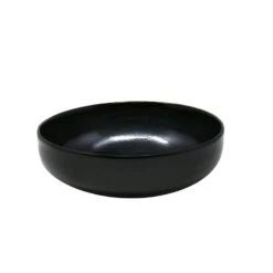 Bol Rond Et Profond Forme Coupe Noir Lune 8.4po.