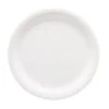 Assiette Ronde, En Mélamine, Bord Affiné, Blanc, 23 CM -Magasin D'Articles De Cuisine NP9DW B