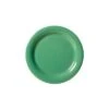 Assiette Ronde, En Mélamine, Bord Affiné, Vert Forêt, 23 CM -Magasin D'Articles De Cuisine NP9FG B