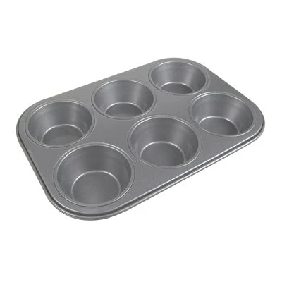 Moule A Muffins En Aluminium, 6 Fentes, Antiadhésif 3 Moule A Muffins En Aluminium, 6 Fentes, Antiadhésif