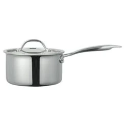 Casserole A Sauce, 3 Pt, Acier Inoxydable 18/10, 2.8L, Avec Couvercle