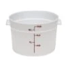 Boîte De Rangement Ronde, Cambro RFS12148 12 Qt. Blanche -Magasin D'Articles De Cuisine RFS12148 B