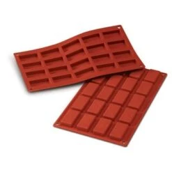 Silikomart Moule A Pâtisserie En Silicone ("Finanziere"), 20 Fentes