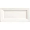 Assiette Rectangulaire 11 X 5 Po, Porcelaine Blanche -Magasin D'Articles De Cuisine SL21 B