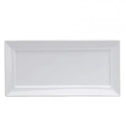 Assiette Rectangulaire, "Buffalo Bright White", 27 X 13.5 CM, 2Dz