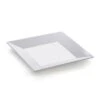 Assiette Carrée En Mélamine, Blanc, 20 CM -Magasin D'Articles De Cuisine ml103w B