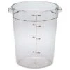 Boîte De Rangement Ronde, Cambro RFSCW8135 8 Qt. Claire -Magasin D'Articles De Cuisine rfscw8135 B