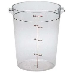 Boîte De Rangement Ronde, Cambro RFSCW8135 8 Qt. Claire