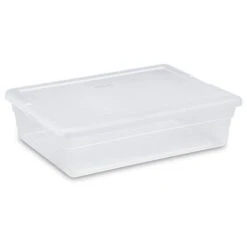 Boîte De Rangement Claire 27L